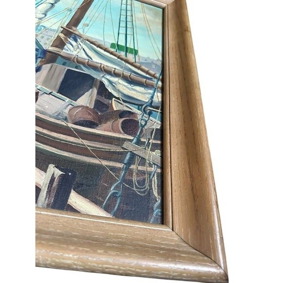 Denholm & McKay Co. Picture Galleries No. 7700 Sailboat Painting Massachusetts - Picture 4 of 5